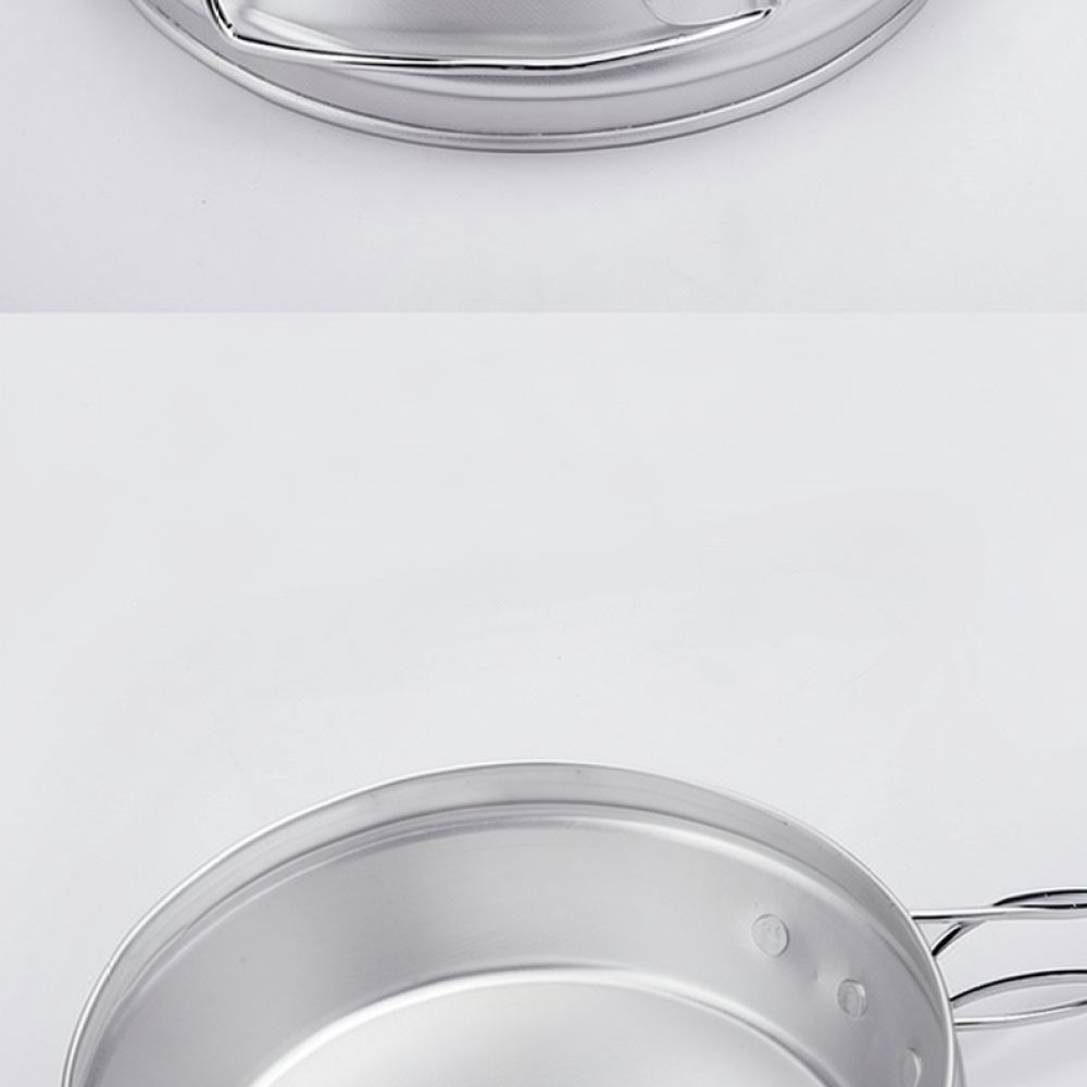 Camping Cooking Dining Set - Portable Aluminum Camping Pot Set For