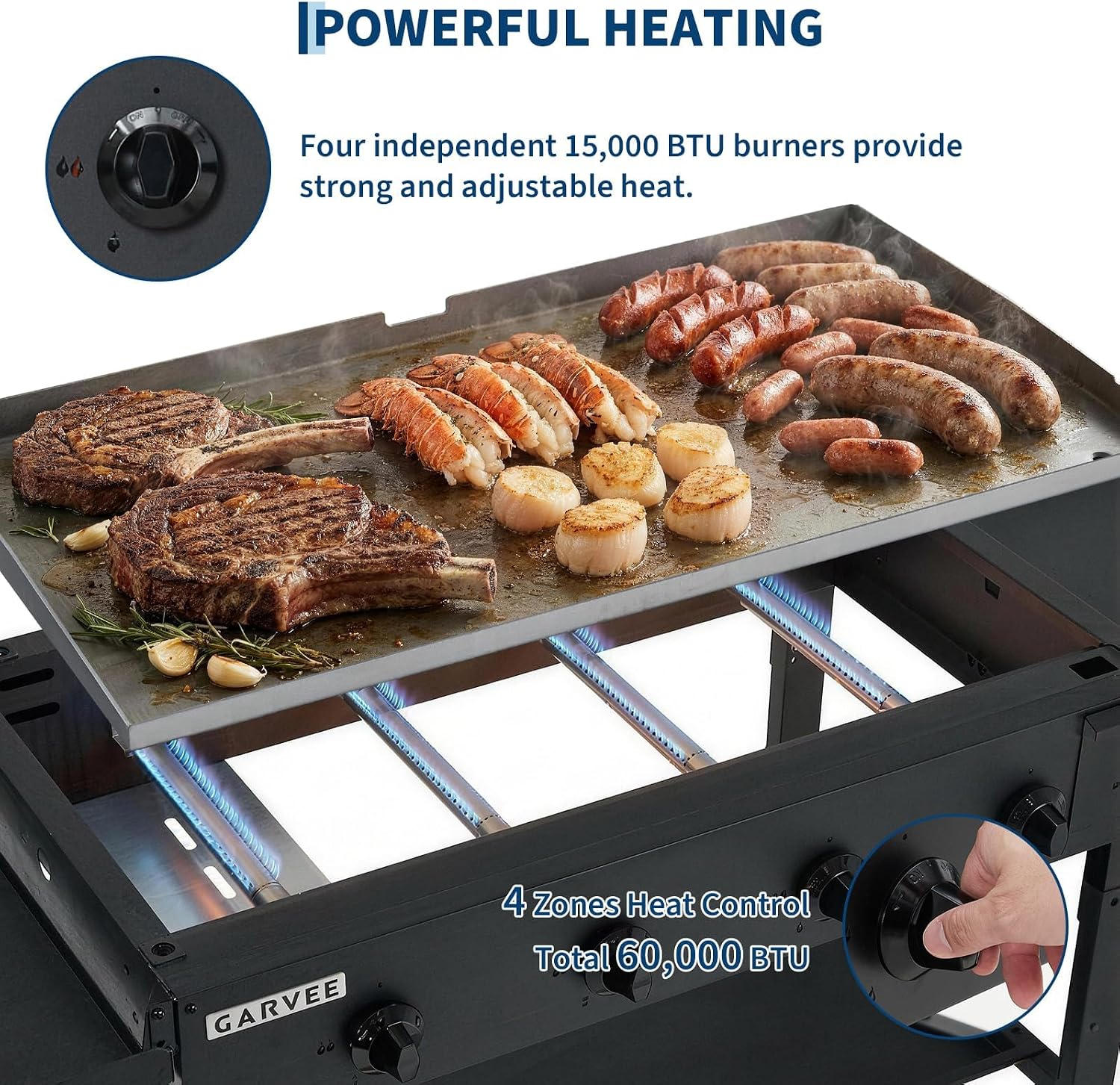 Tacleekii 36 Inch Flat Top Gri - Camping Cooking Flat Top ulasan dan harga