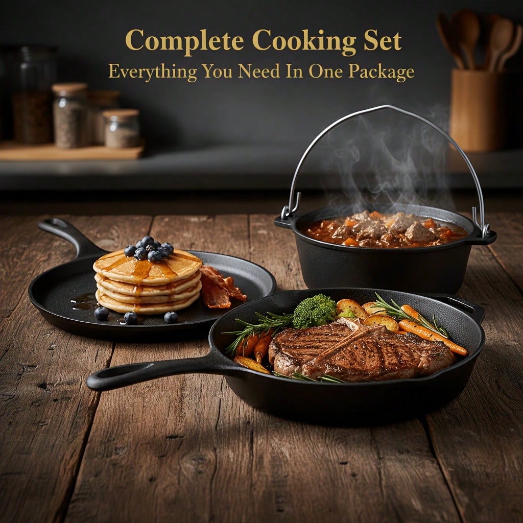 PACILACK Cast Iron Pots And Pa - Camp Dutch Oven Cast ulasan dan harga