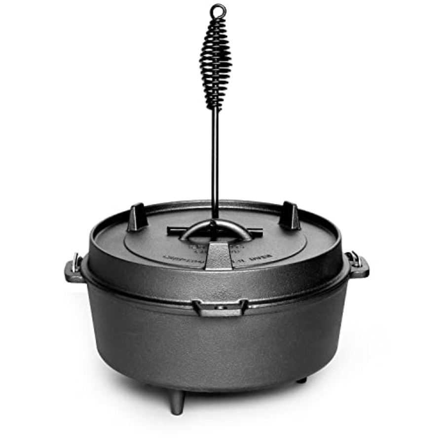 Pre-Seasoned Cast Iron Dutch O - Camp Dutch Oven Cast ulasan dan harga