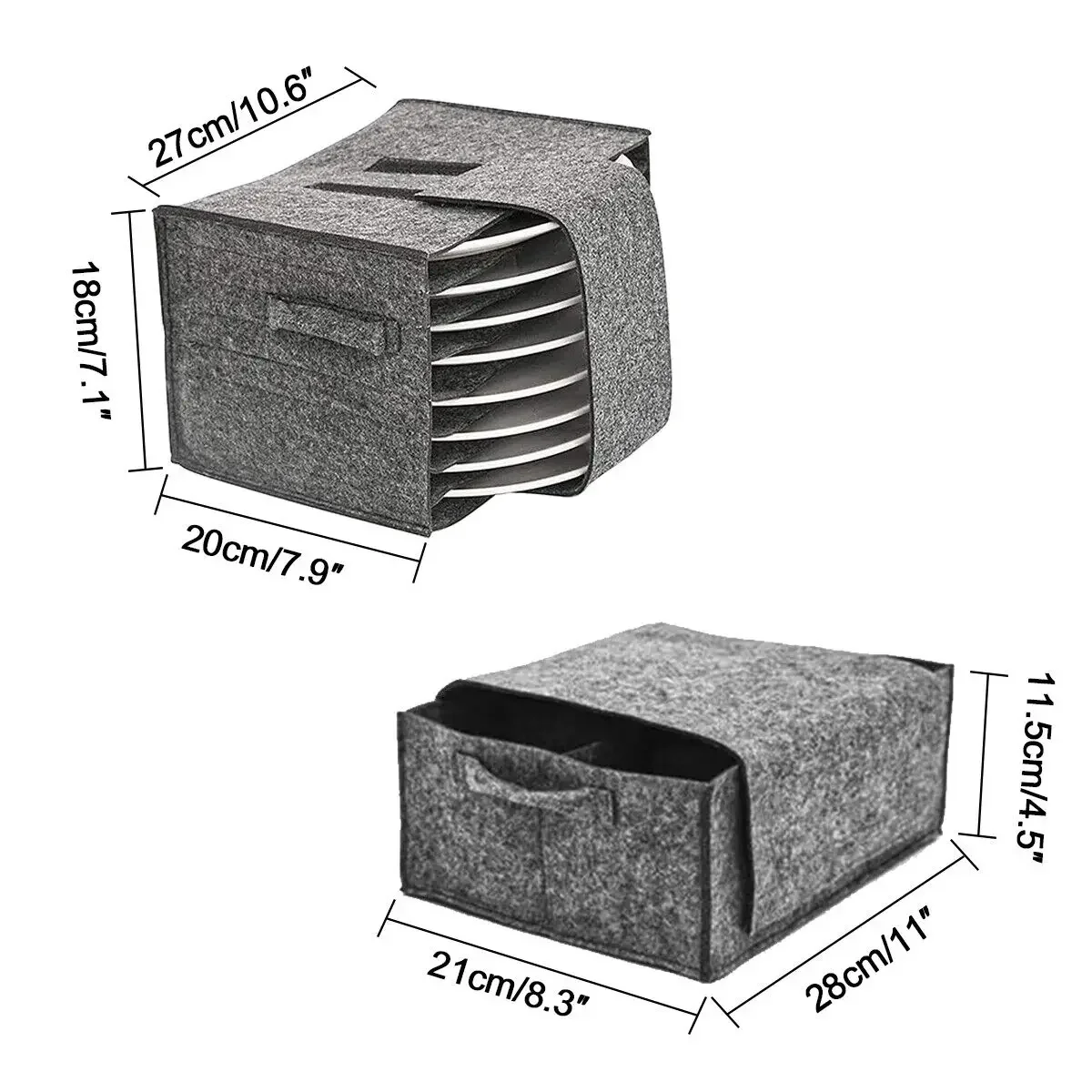 Felt Plate Dish Cup Storage Ba - Camping Cooking Organizer ulasan dan harga