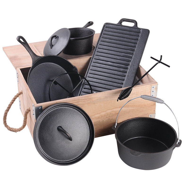 Factory Pre-Seasoned Cast Iron - Camp Dutch Oven Cast ulasan dan harga