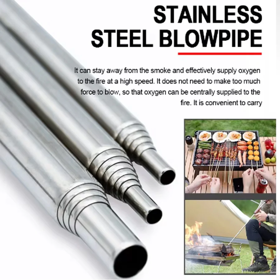 Stainless Steel Blowpipe Pocke - Camping Hiking Cooking ulasan dan harga