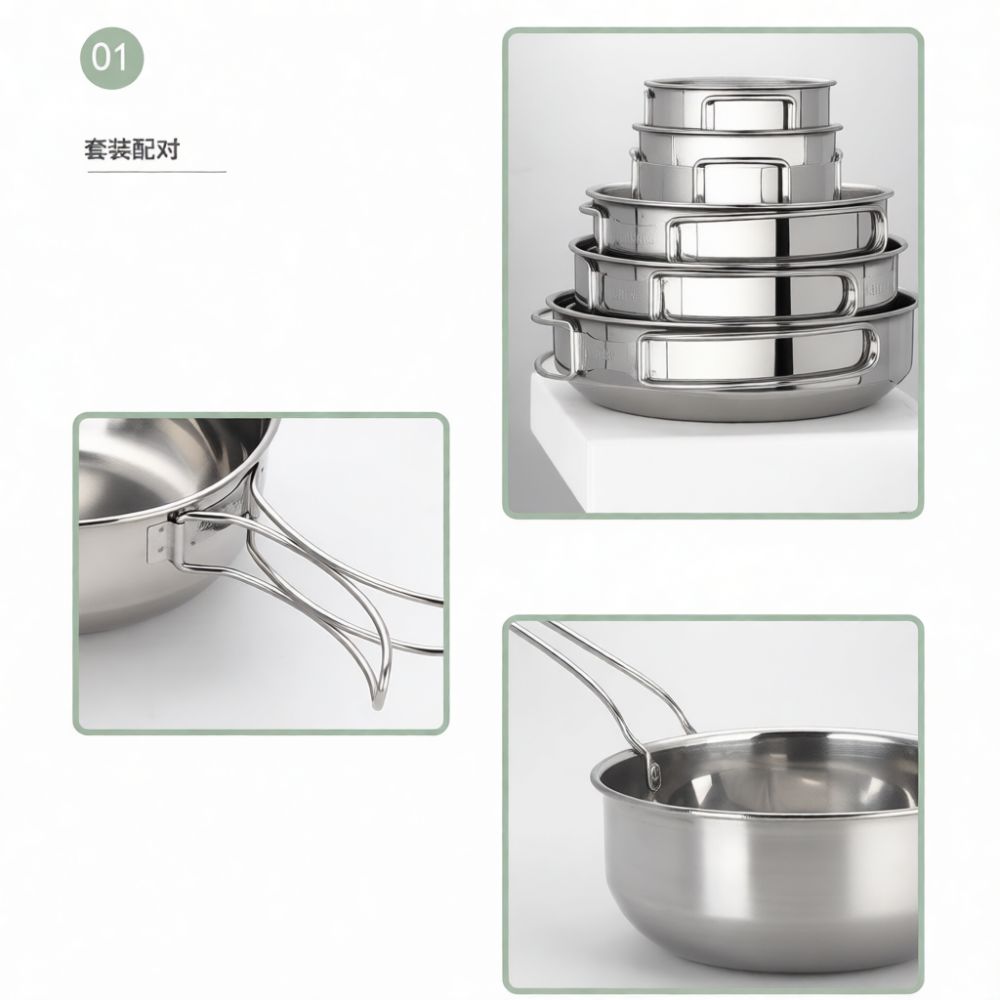 Professional Camping Cookware  - Camping Cooking Dining Set ulasan dan harga