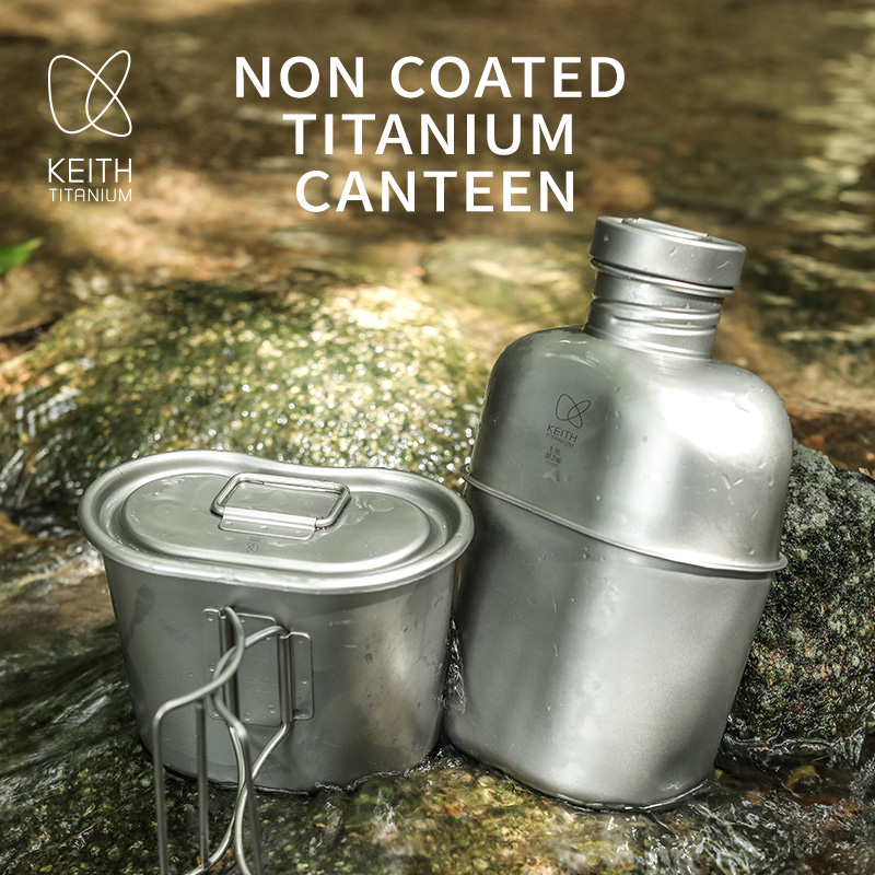 KEITH  Pure Titanium Canteen M - Camping Hiking Cooking ulasan dan harga