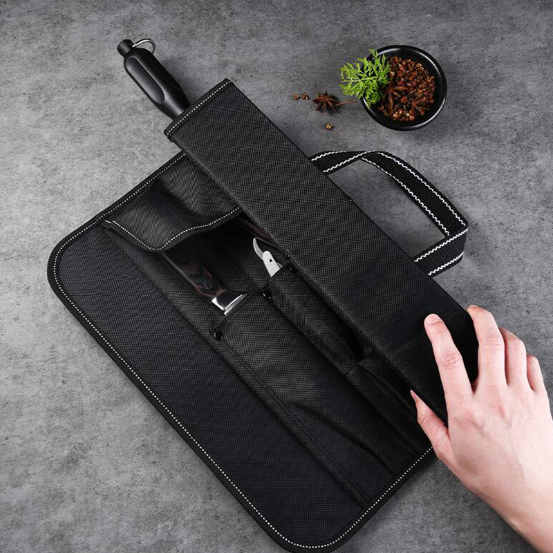 Multi Pocket Oxford Fabric Kni - Camping Cooking Organizer ulasan dan harga