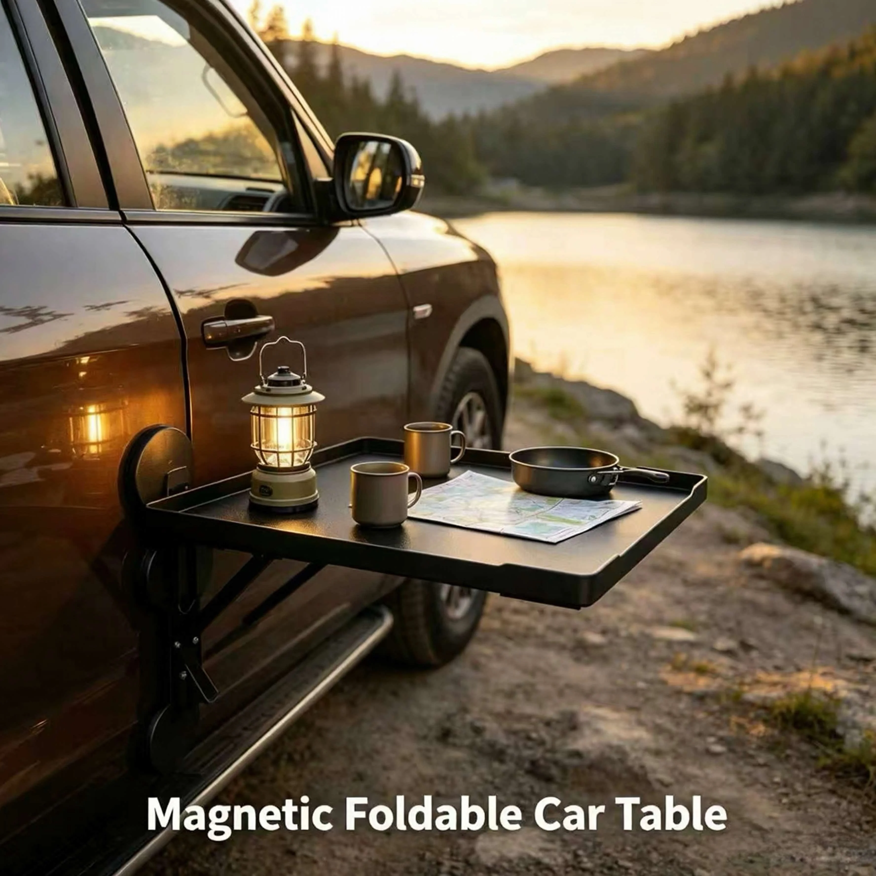 Portable Car Side Door Hanging - Camping Cooking Table ulasan dan harga