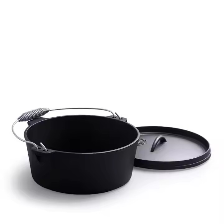 Cast Iron Dutch Pot Uncoated T - Camp Dutch Oven Cast ulasan dan harga