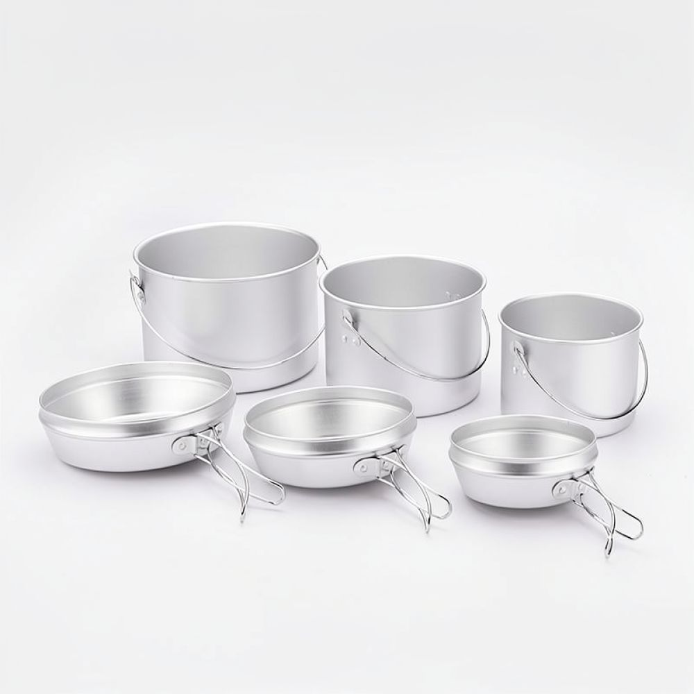 Outdoor Aluminum Cookware For  - Camping Cooking Dining Set ulasan dan harga