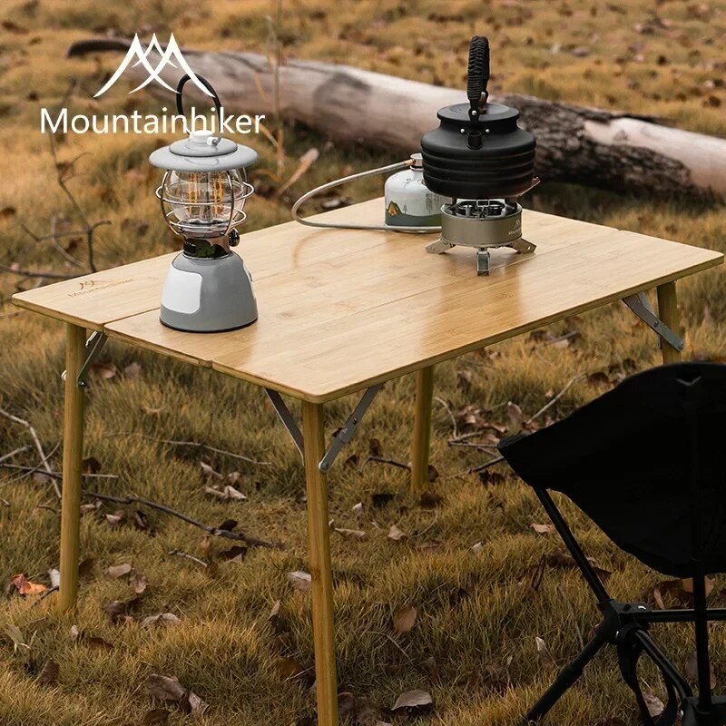 MOUNTAINHIKER Outdoor Camping  - Camping Cooking Table ulasan dan harga