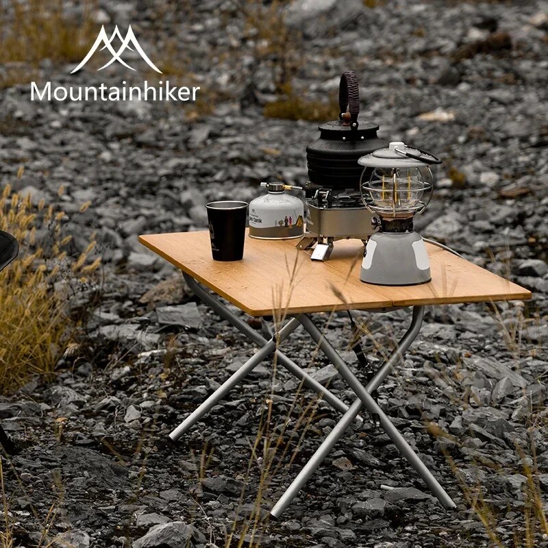 MOUNTAINHIKER Outdoor Camping  - Camping Cooking Table ulasan dan harga
